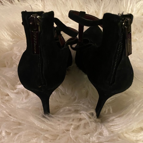 BCBGeneration Black suede caged pumps in a size 12 - Picture 5 of 6